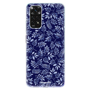 Silikonové pouzdro iSaprio - Xiaomi Redmi Note 11 / Note 11S - Blue Leaves 05