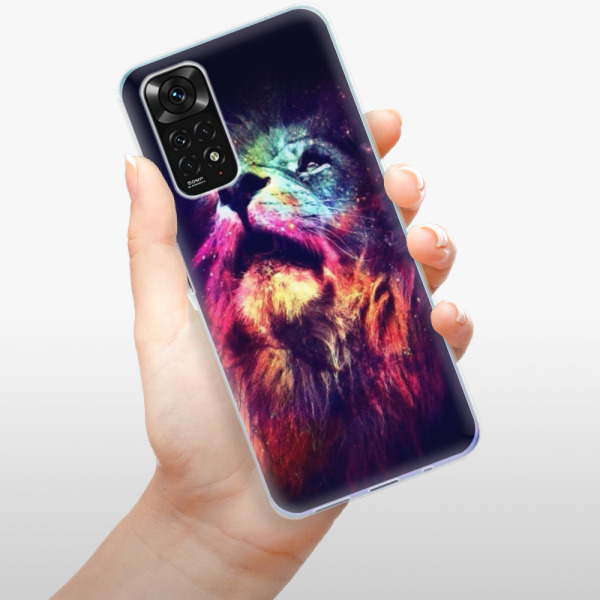 Silikonové pouzdro iSaprio - Xiaomi Redmi Note 11 / Note 11S - Lion in Colors