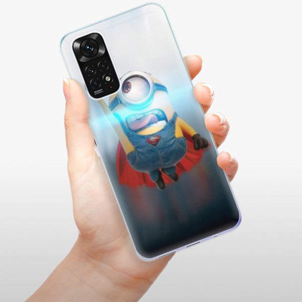 Silikonové pouzdro iSaprio - Xiaomi Redmi Note 11 / Note 11S - Mimons Superman 02