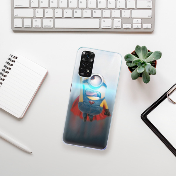 Silikonové pouzdro iSaprio - Xiaomi Redmi Note 11 / Note 11S - Mimons Superman 02