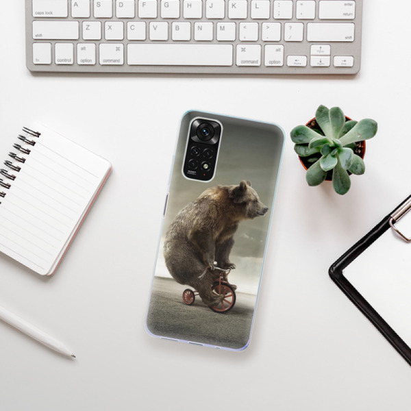 Silikonové pouzdro iSaprio - Xiaomi Redmi Note 11 / Note 11S - Bear 01