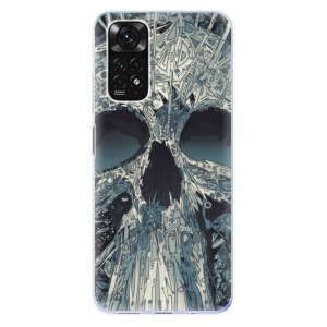 Silikonové pouzdro iSaprio - Xiaomi Redmi Note 11 / Note 11S - Abstract Skull