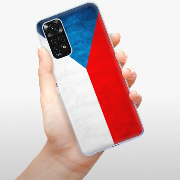 Silikonové pouzdro iSaprio - Xiaomi Redmi Note 11 / Note 11S - Czech Flag