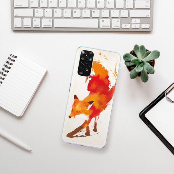 Silikonové pouzdro iSaprio - Xiaomi Redmi Note 11 / Note 11S - Fast Fox