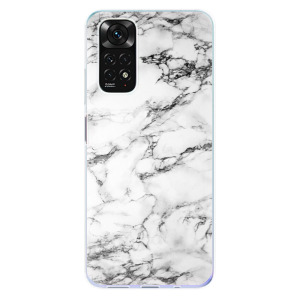 Silikonové pouzdro iSaprio - Xiaomi Redmi Note 11 / Note 11S - White Marble 01