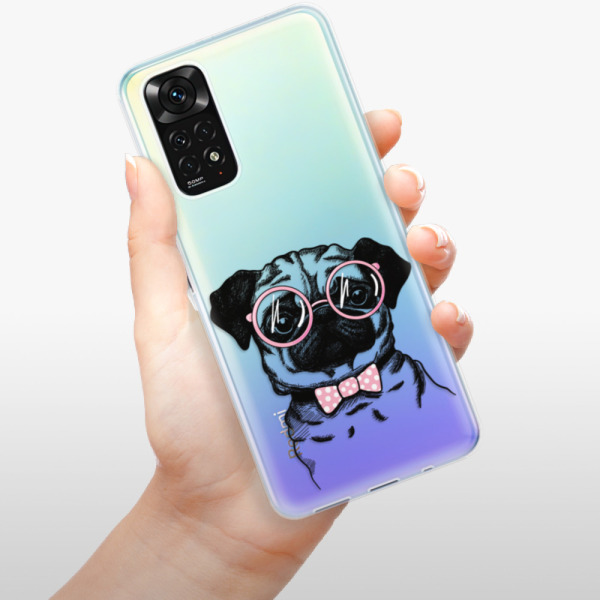 Silikonové pouzdro iSaprio - Xiaomi Redmi Note 11 / Note 11S - The Pug