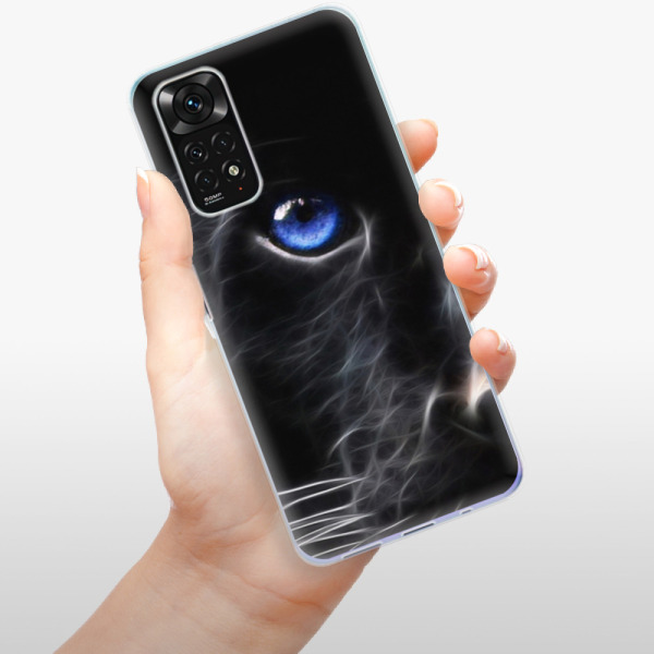 Silikonové pouzdro iSaprio - Xiaomi Redmi Note 11 / Note 11S - Black Puma