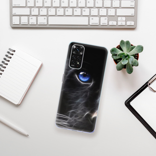Silikonové pouzdro iSaprio - Xiaomi Redmi Note 11 / Note 11S - Black Puma