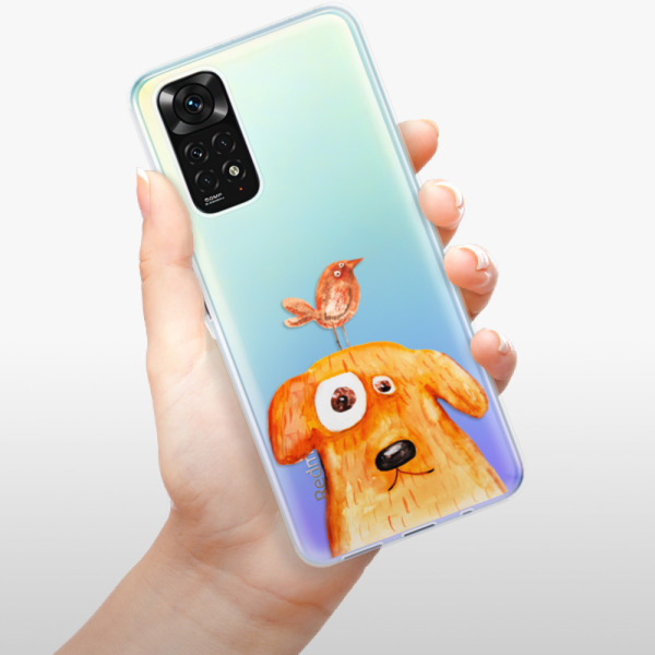Silikonové pouzdro iSaprio - Xiaomi Redmi Note 11 / Note 11S - Dog And Bird