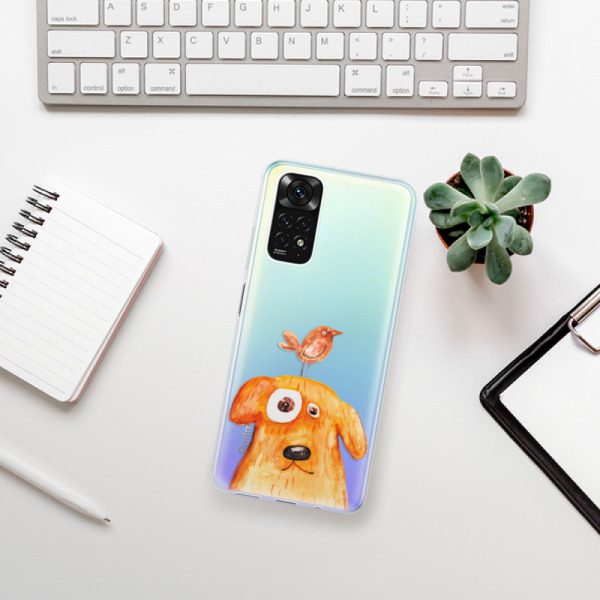 Silikonové pouzdro iSaprio - Xiaomi Redmi Note 11 / Note 11S - Dog And Bird