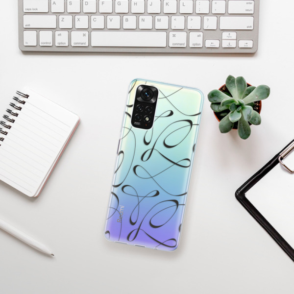 Silikonové pouzdro iSaprio - Xiaomi Redmi Note 11 / Note 11S - Fancy black
