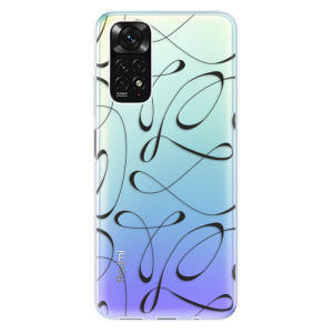 Silikonové pouzdro iSaprio - Xiaomi Redmi Note 11 / Note 11S - Fancy black