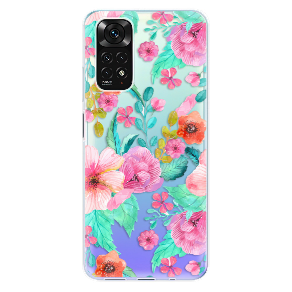Odolné silikonové pouzdro iSaprio - Flower Pattern 01 - Xiaomi Redmi Note 11 / Note 11S