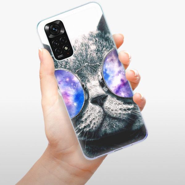 Silikonové pouzdro iSaprio - Xiaomi Redmi Note 11 / Note 11S - Galaxy Cat