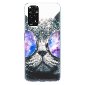 Silikonové pouzdro iSaprio - Xiaomi Redmi Note 11 / Note 11S - Galaxy Cat
