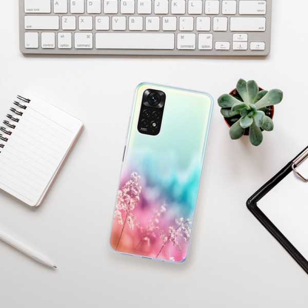 Silikonové pouzdro iSaprio - Xiaomi Redmi Note 11 / Note 11S - Rainbow Grass