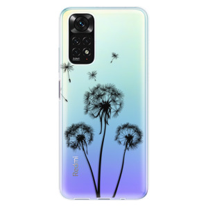 Silikonové pouzdro iSaprio - Xiaomi Redmi Note 11 / Note 11S - Three Dandelions black