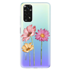 Silikonové pouzdro iSaprio - Xiaomi Redmi Note 11 / Note 11S - Three Flowers