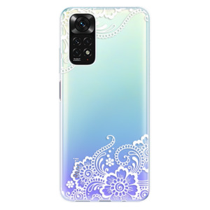 Silikonové pouzdro iSaprio - Xiaomi Redmi Note 11 / Note 11S - White Lace 02