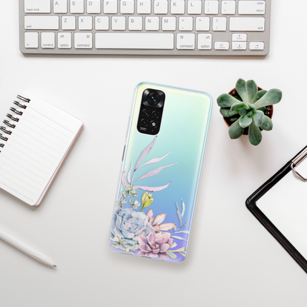 Silikonové pouzdro iSaprio - Xiaomi Redmi Note 11 / Note 11S - Succulent 01
