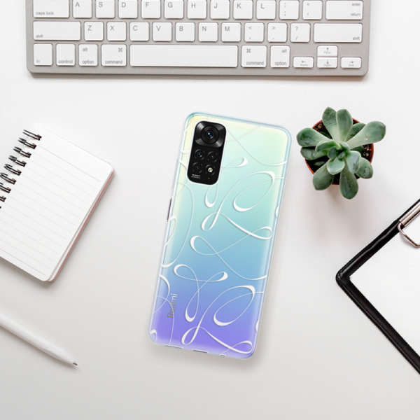 Silikonové pouzdro iSaprio - Xiaomi Redmi Note 11 / Note 11S - Fancy white