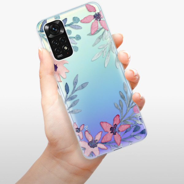 Silikonové pouzdro iSaprio - Xiaomi Redmi Note 11 / Note 11S - Leaves and Flowers