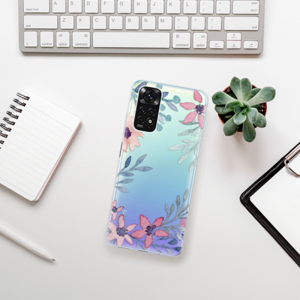 Silikonové pouzdro iSaprio - Xiaomi Redmi Note 11 / Note 11S - Leaves and Flowers