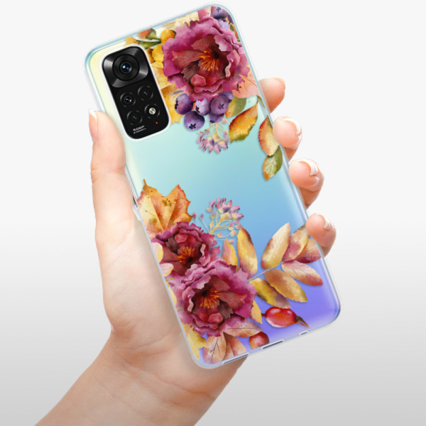 Silikonové pouzdro iSaprio - Xiaomi Redmi Note 11 / Note 11S - Fall Flowers