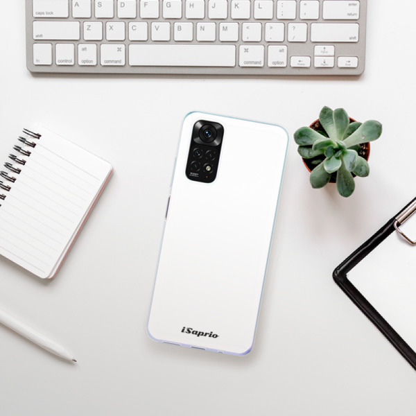 Silikonové pouzdro iSaprio - Xiaomi Redmi Note 11 / Note 11S - 4Pure bílé