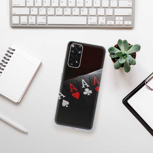 Silikonové pouzdro iSaprio - Xiaomi Redmi Note 11 / Note 11S - Poker