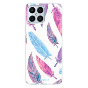 Silikonové odolné pouzdro iSaprio - Feather Pattern 10 na mobil Honor X8