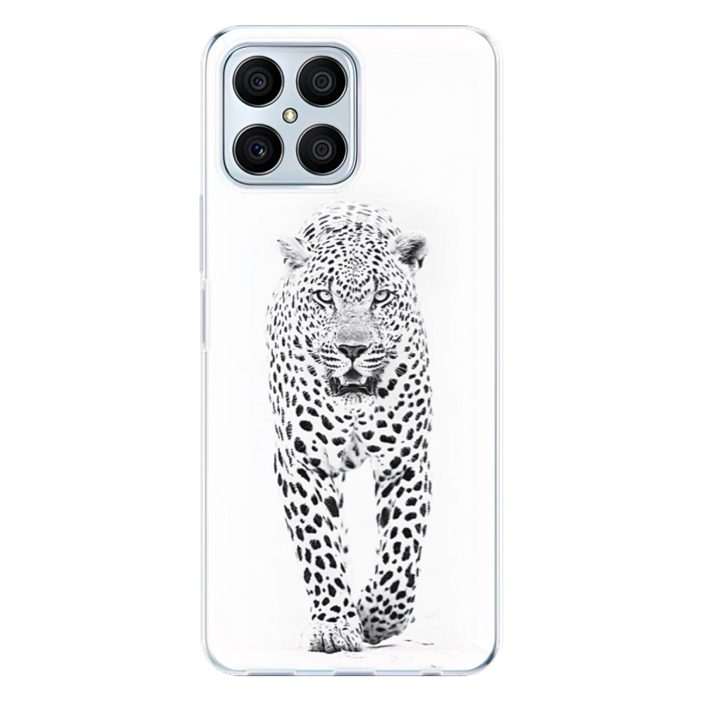 Odolné silikonové pouzdro iSaprio - White Jaguar - Honor X8