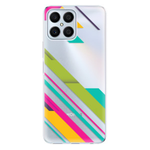 Silikonové odolné pouzdro iSaprio - Color Stripes 03 na mobil Honor X8