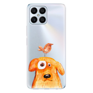 Silikonové odolné pouzdro iSaprio - Dog And Bird na mobil Honor X8