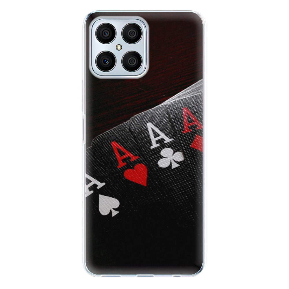 Odolné silikonové pouzdro iSaprio - Poker - Honor X8