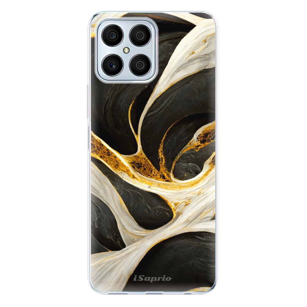 Odolné silikonové pouzdro iSaprio - Black and Gold - Honor X8
