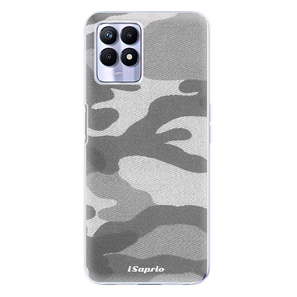 Odolné silikonové pouzdro iSaprio - Gray Camuflage 02 - Realme 8i