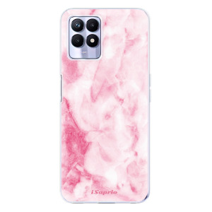 Silikonové pouzdro iSaprio - Realme 8i - RoseMarble 16