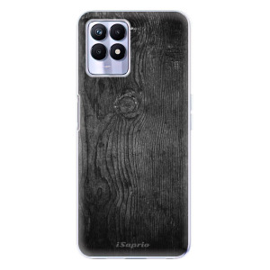 Silikonové odolné pouzdro iSaprio - Black Wood 13 na mobil Realme 8i