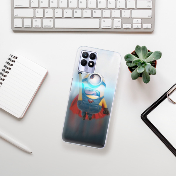 Silikonové pouzdro iSaprio - Realme 8i - Mimons Superman 02