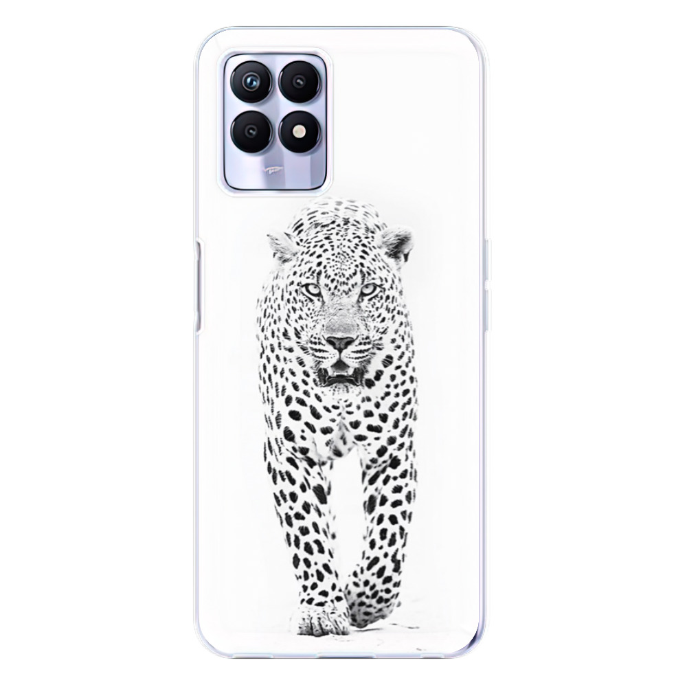 Odolné silikonové pouzdro iSaprio - White Jaguar - Realme 8i