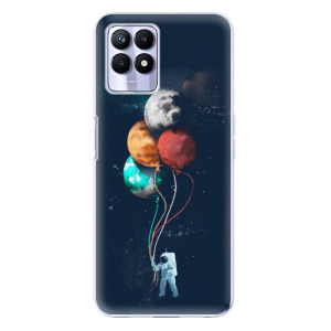 Silikonové odolné pouzdro iSaprio - Balloons 02 na mobil Realme 8i