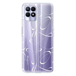Silikonové odolné pouzdro iSaprio - Fancy - white na mobil Realme 8i