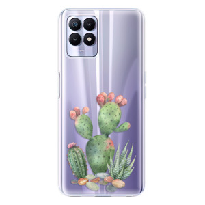Silikonové odolné pouzdro iSaprio - Cacti 01 na mobil Realme 8i