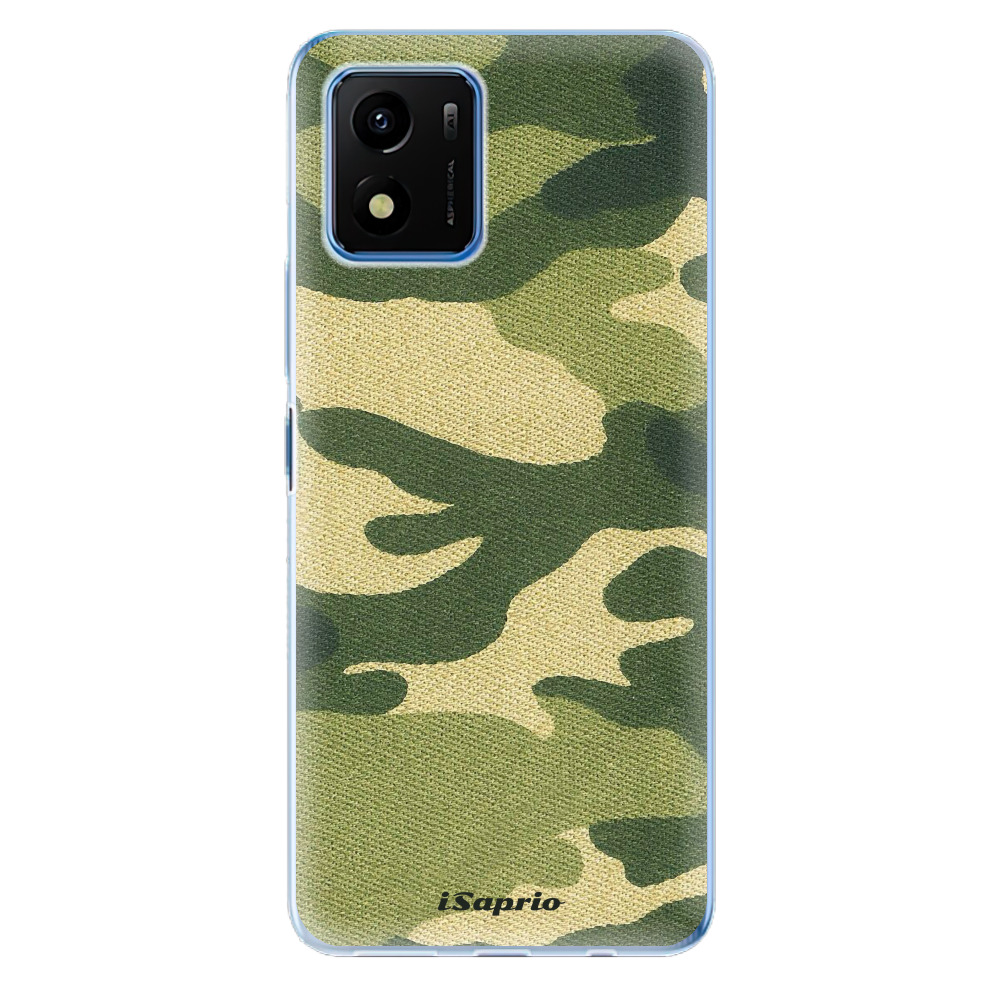 Odolné silikonové pouzdro iSaprio - Green Camuflage 01 - Vivo Y01