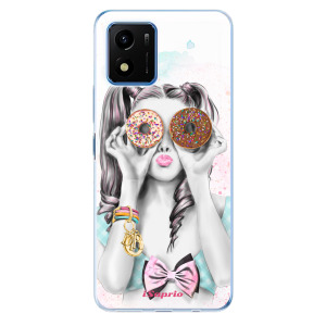 Silikonové odolné pouzdro iSaprio - Donuts 10 na mobil Vivo Y01