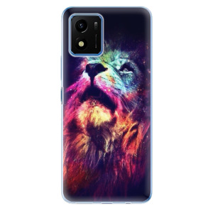 Silikonové odolné pouzdro iSaprio - Lion in Colors na mobil Vivo Y01 - výprodej