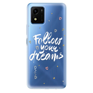 Silikonové odolné pouzdro iSaprio - Follow Your Dreams - white na mobil Vivo Y01