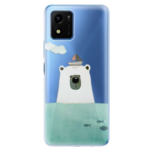 Silikonové odolné pouzdro iSaprio - Bear With Boat na mobil Vivo Y01