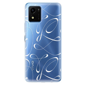 Silikonové odolné pouzdro iSaprio - Fancy - white na mobil Vivo Y01